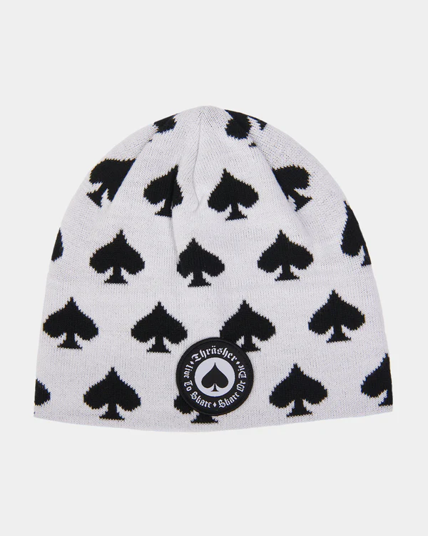 OATH SKULLY BEANIE WHT