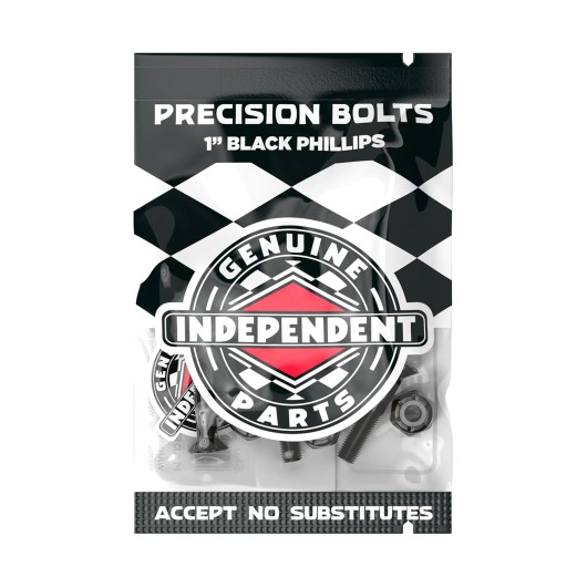 GENUINE PARTS PHILLIPS 1" BLACK 1 SET