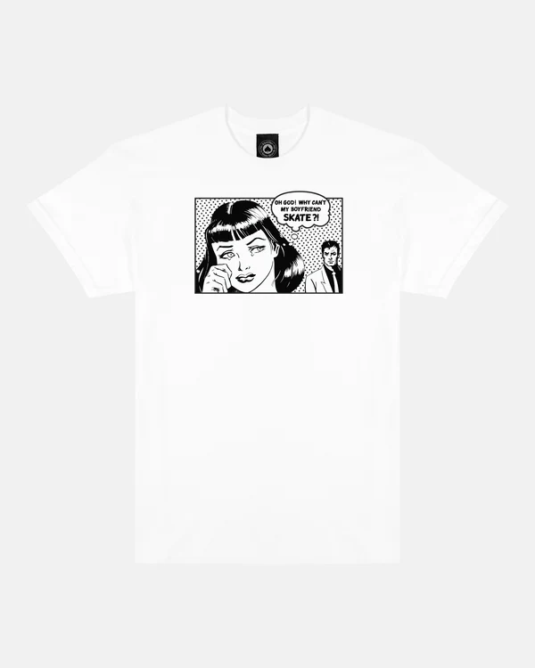 BOYFRIEND TEE WHT