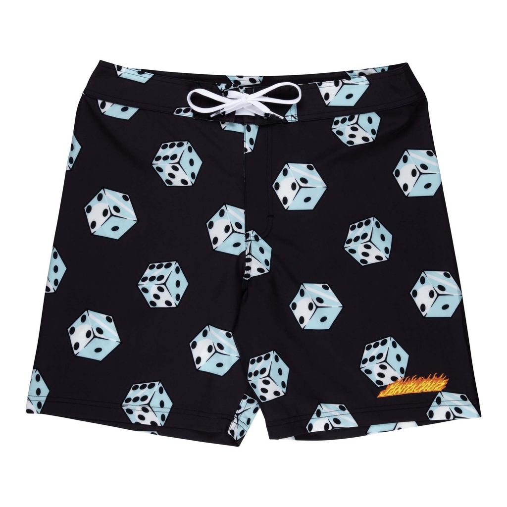 Boardshort Flaming Strip Dice
