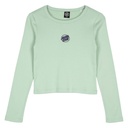 Womens L/S T-Shirt Partial Dot Emb LS T-Shirt