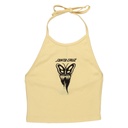 Womens Vest Asp Butterfly Front Halter Top