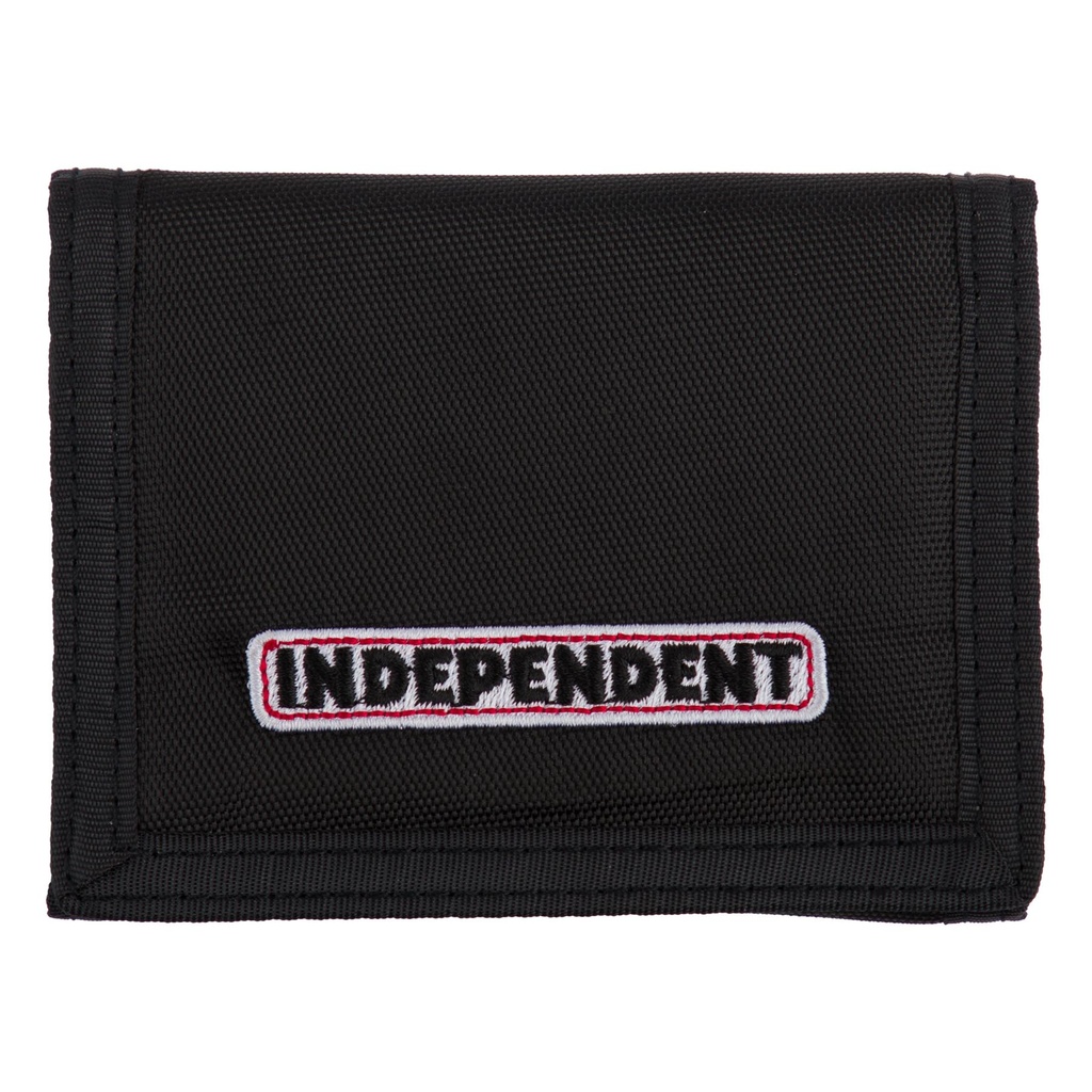 WALLET VELCRO BAR LOGO BLACK
