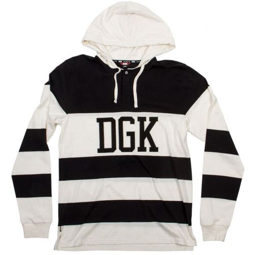 Hood Jumper Rugby Jersey White
