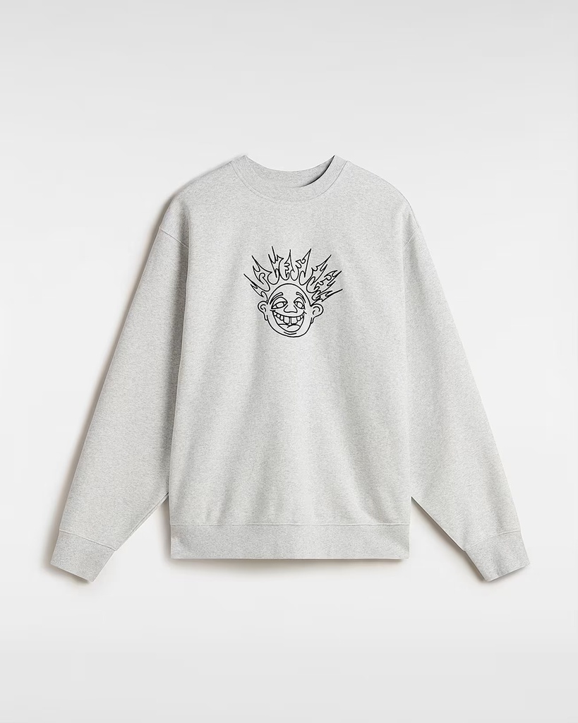 SKATE SMILE SPIKE CREW ASH HE