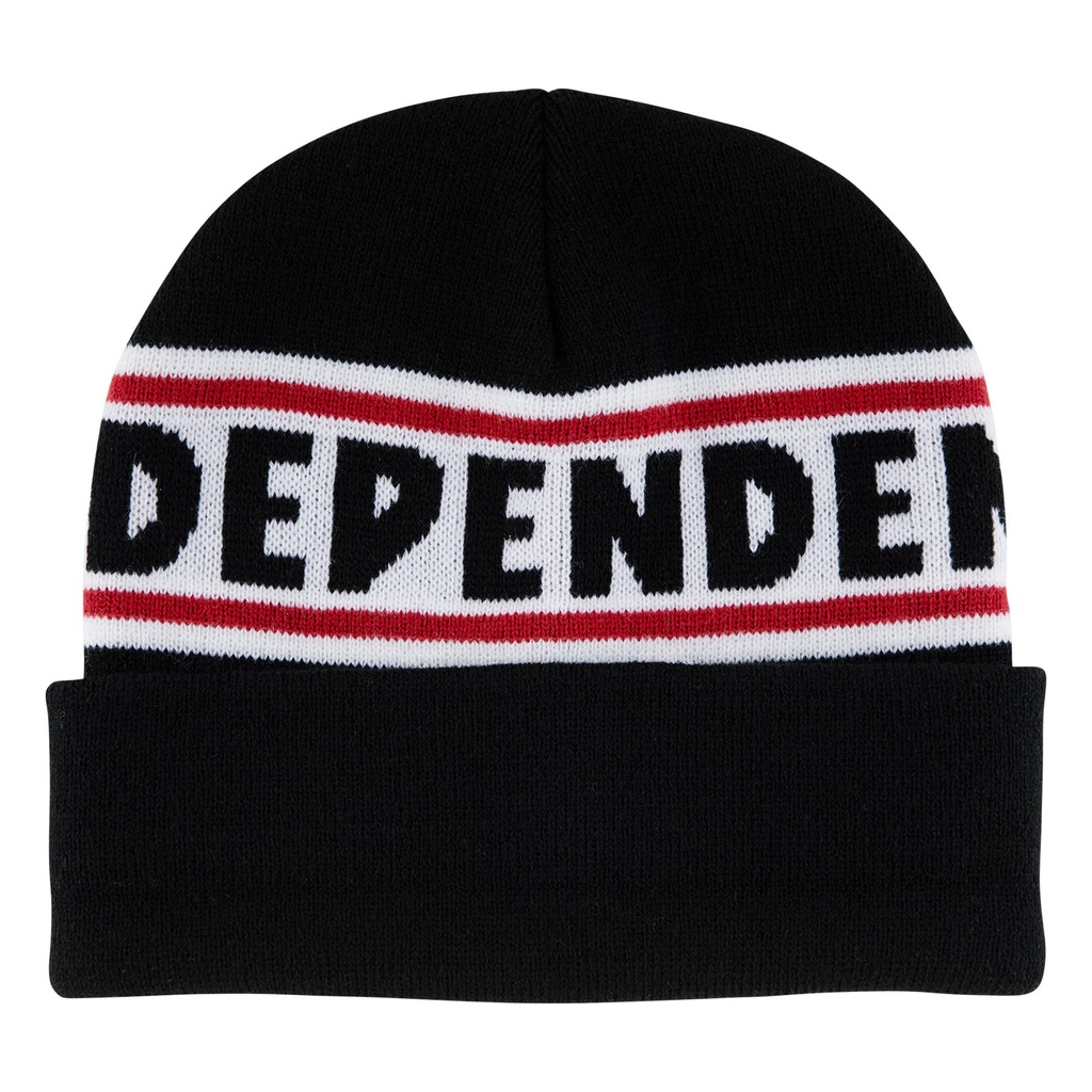Bar Logo Beanie Long Shoreman Unisex Independent Hat