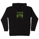 SWEATSHIRT TATTERED PULLOVER HOODIE