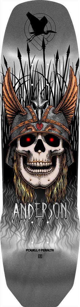 Andy Anderson • Heron '03' • 8.45" • Silver Foil  *JAN ETA                                                                                                        