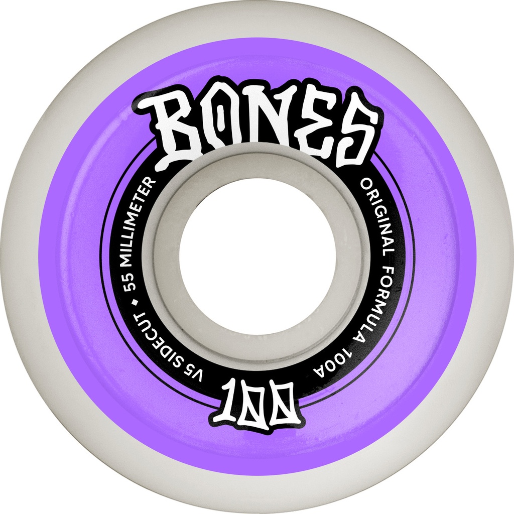 Sidecut • 55mm • 100A • V5  • White