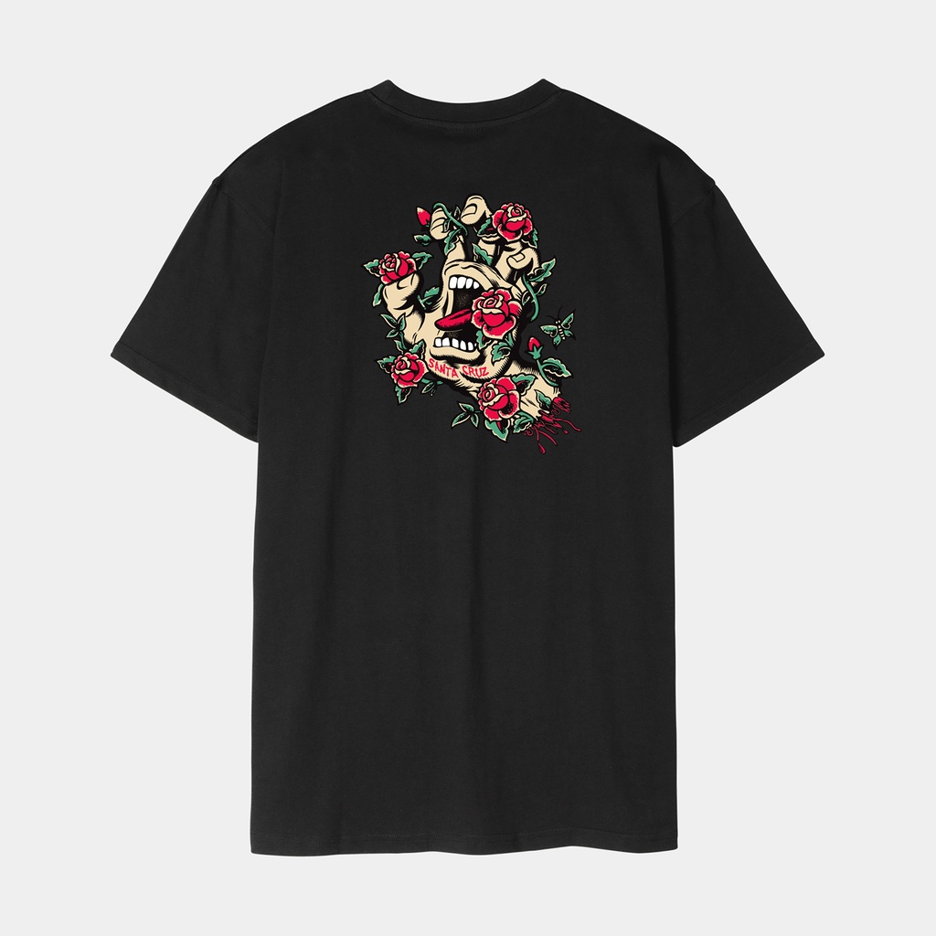 T-Shirt Screaming Rose Flash
