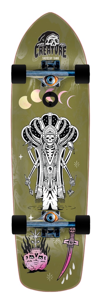 Brue Killer Creature Trippy Tanks 8.60in x 30,70in Cruzer