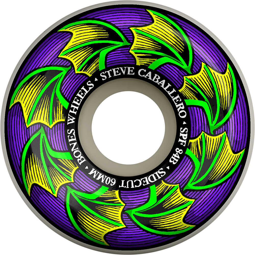 Caballero Bat Wings 60mm Sidecuts Skatepark Formula 84B