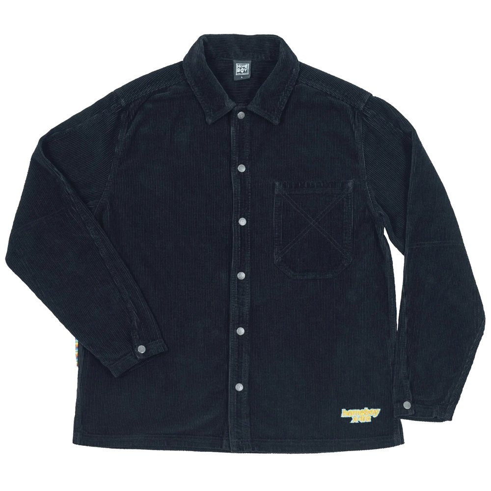 Hybrid Cord Jacket Black