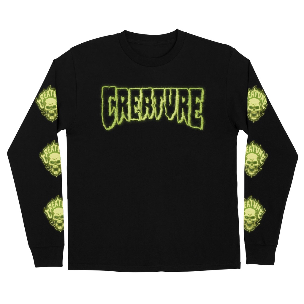 T-Shirt L/S Bonehead Glitch Mens Creature