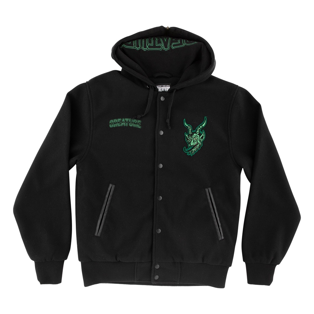 Drop Out Creature Mens Varsity Jacket