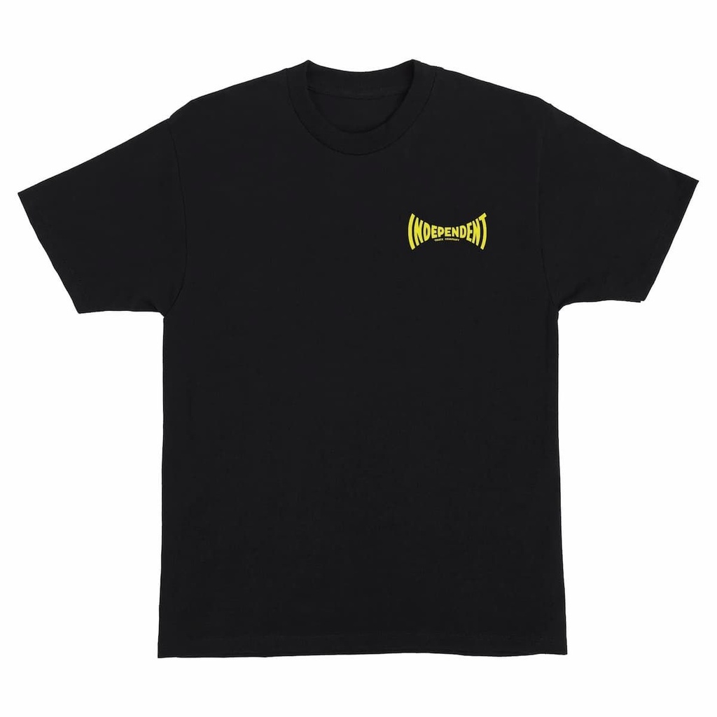 [44156466-156774] Manufactured Span Independent Mens T-Shirt (Black, S)