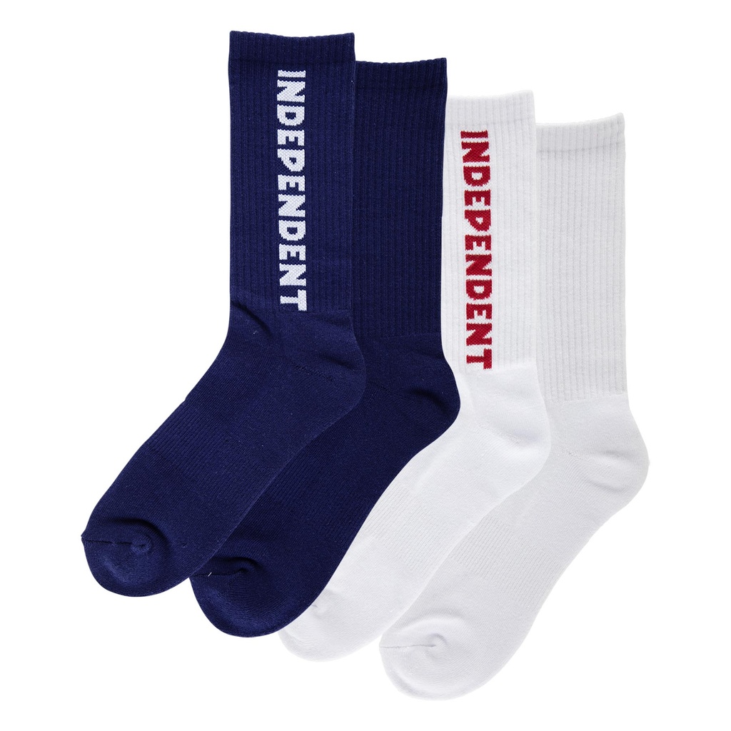Baseline Mens Independent Crew Socks (P/K OF 2)