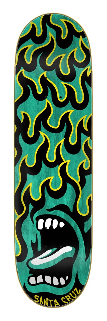 Screaming Flame 7 Ply Birch 8.5in x 32.2in Santa Cruz Decks