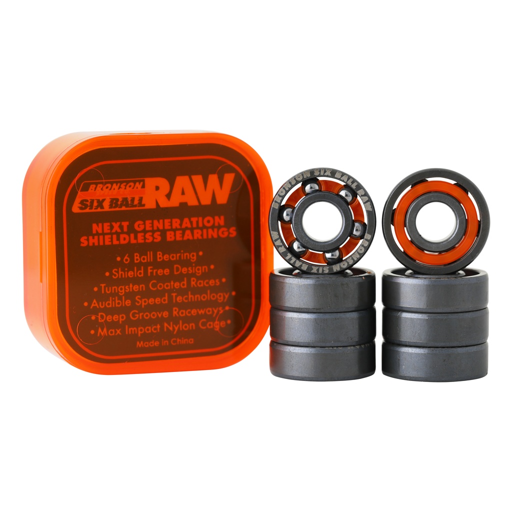 [33531418-161316] CASE=10 BOX/8 6-Ball Bearing Raw Bronson Speed Co.