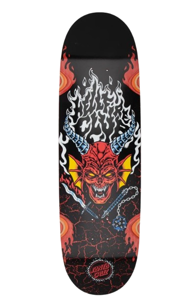 Stranger Things Hellfire Club Flames 9.00in x 32.00in Santa Cruz Decks