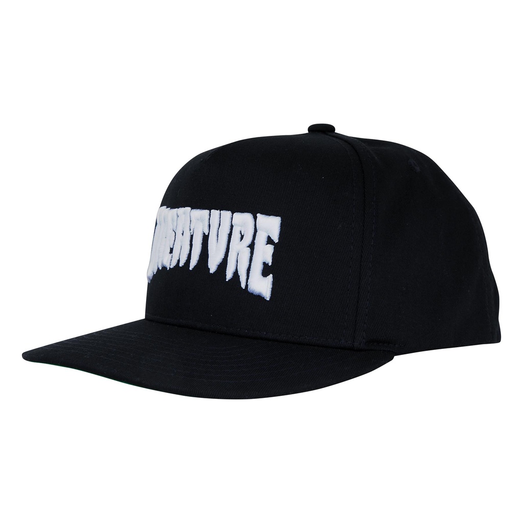 [44442330-158210] Mono Logo Snapback Structured Hat Creature