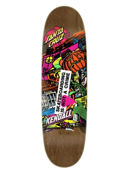 Kendall Street Art Collage VX Deck 9.00in x 32.00in Santa Cruz Decks
