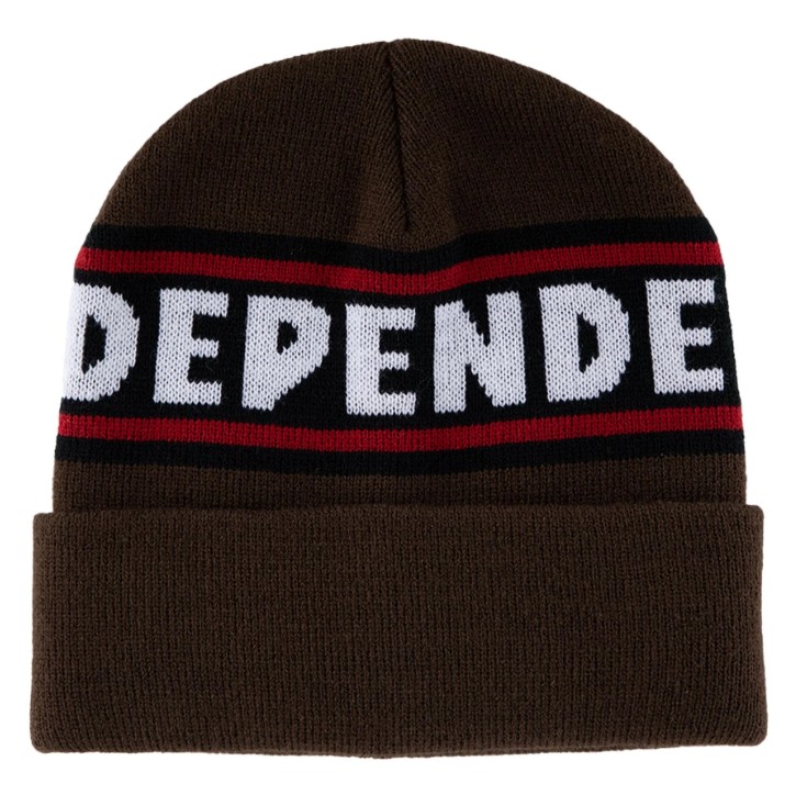 Bar Logo Beanie Long Shoreman Unisex Independent Hat