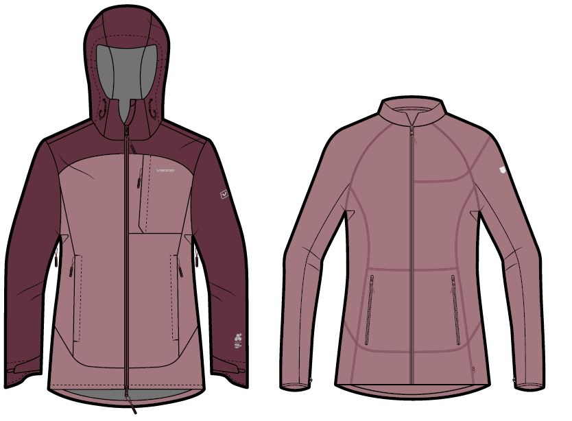 740/27/8647/4038 JACKET REVELO 3 in 1 WOMEN