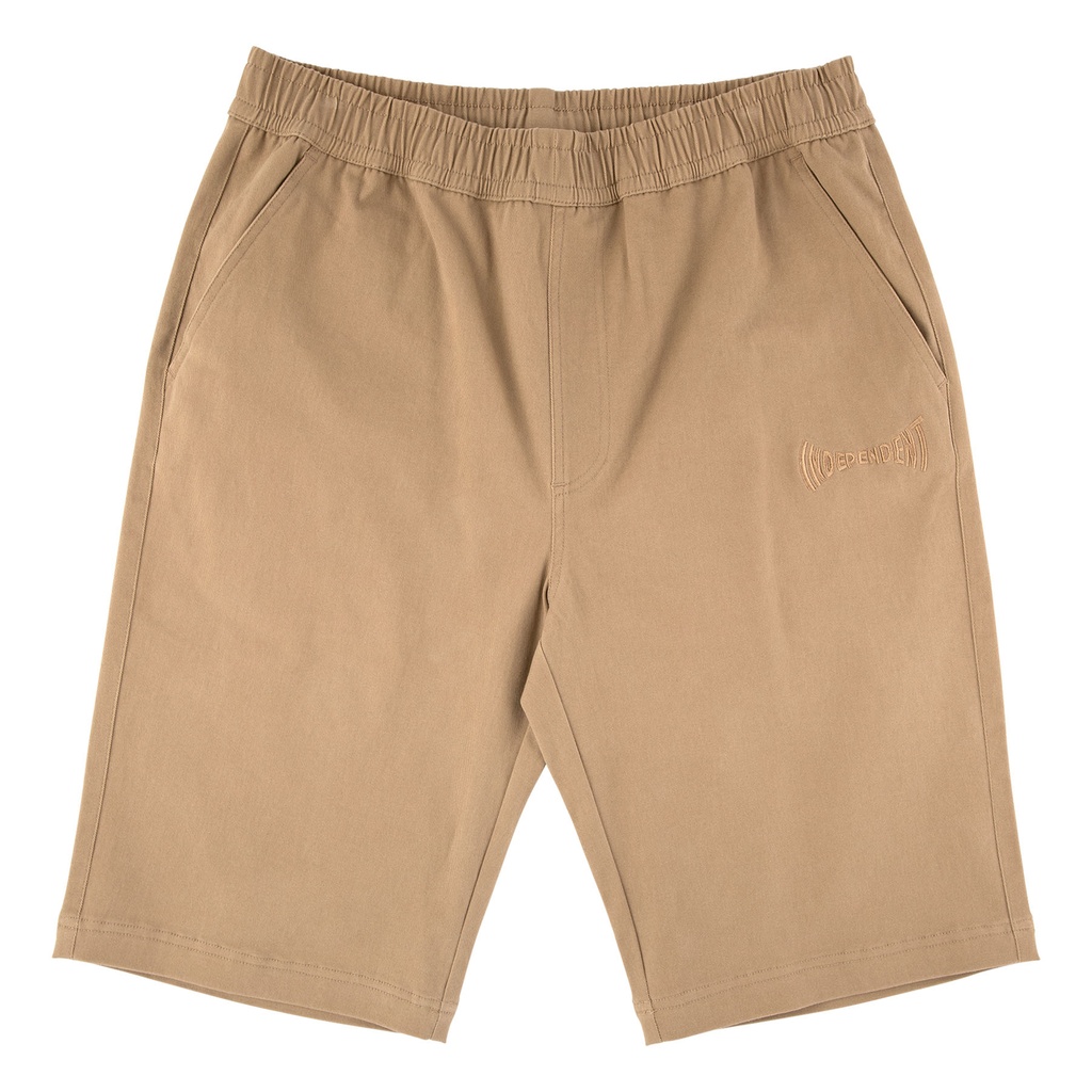 Span Elastic Waist Shorts Bottom