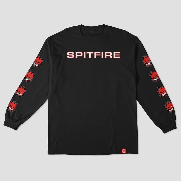 Tee Classic 87 Fill Sleeve LS BLK