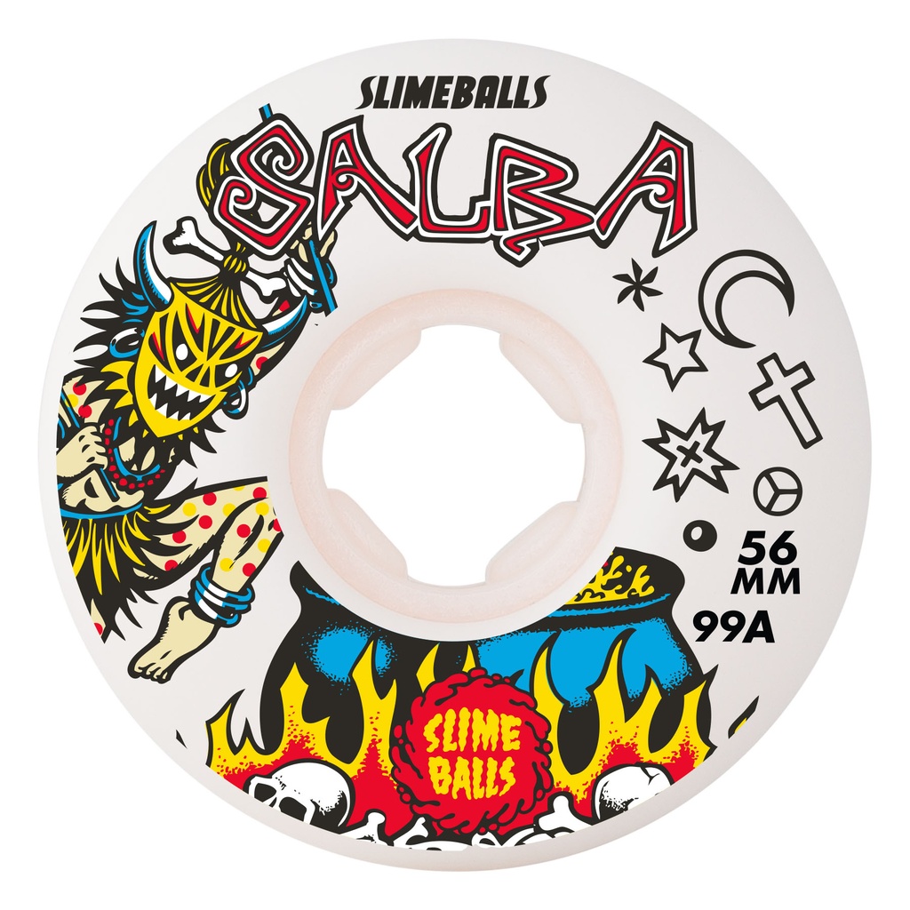 56mm Salba Witch Doctor Reissue Chubbies White 99a