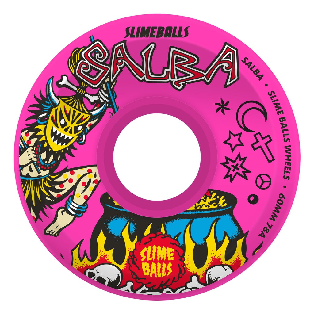 60mm Salba Witch Doctor Reissue OG Slime Pink 78a