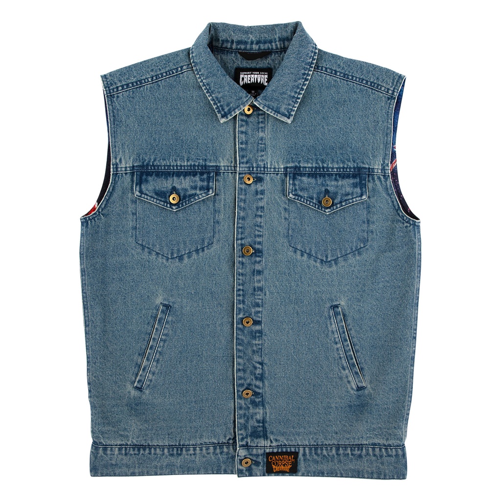 Cannibal Corpse Vest Denim Top