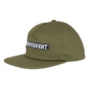 Bar Logo Snapback Unstructured Hat