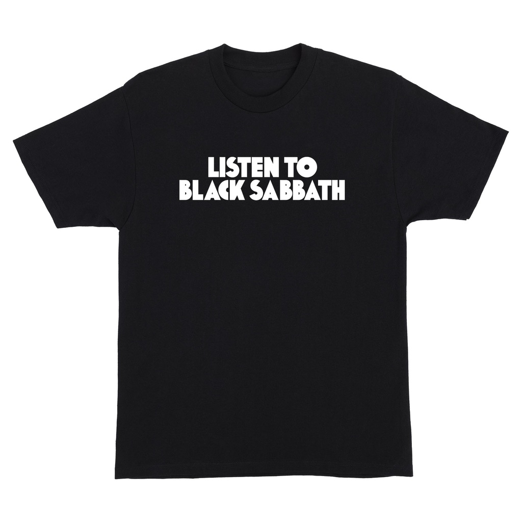 Listen To Black Sabbath S/S Heavyweight T-Shirt