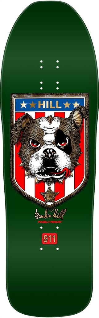 [DCPMFHBD15] FRANKIE HILL BULL DOG "15" 10.0 167 K15 Green/gold Foil