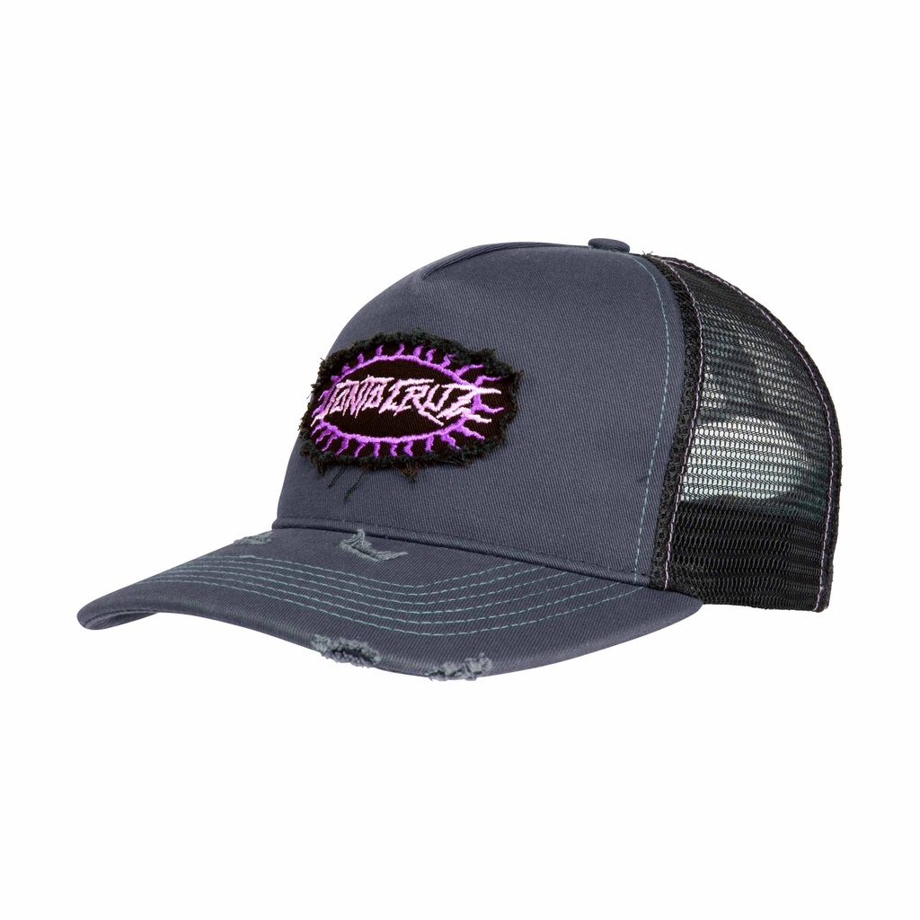 Acid Oval Dot Front Meshback