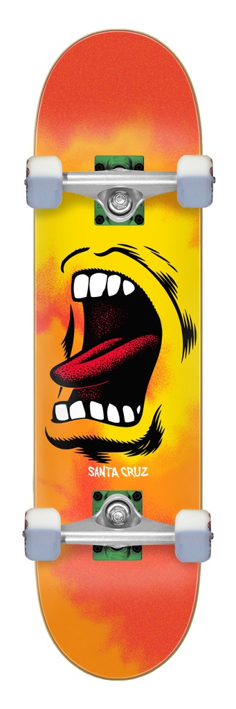 [11117637-165005] Big Mouth Flame Full 8.00in X 31.25in Santa Cruz Skateboard Complete