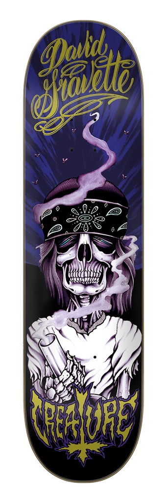 [11117618-164961] Gravette Hippie Skull 20th Pro 8.3in X 32.2in Creature Decks