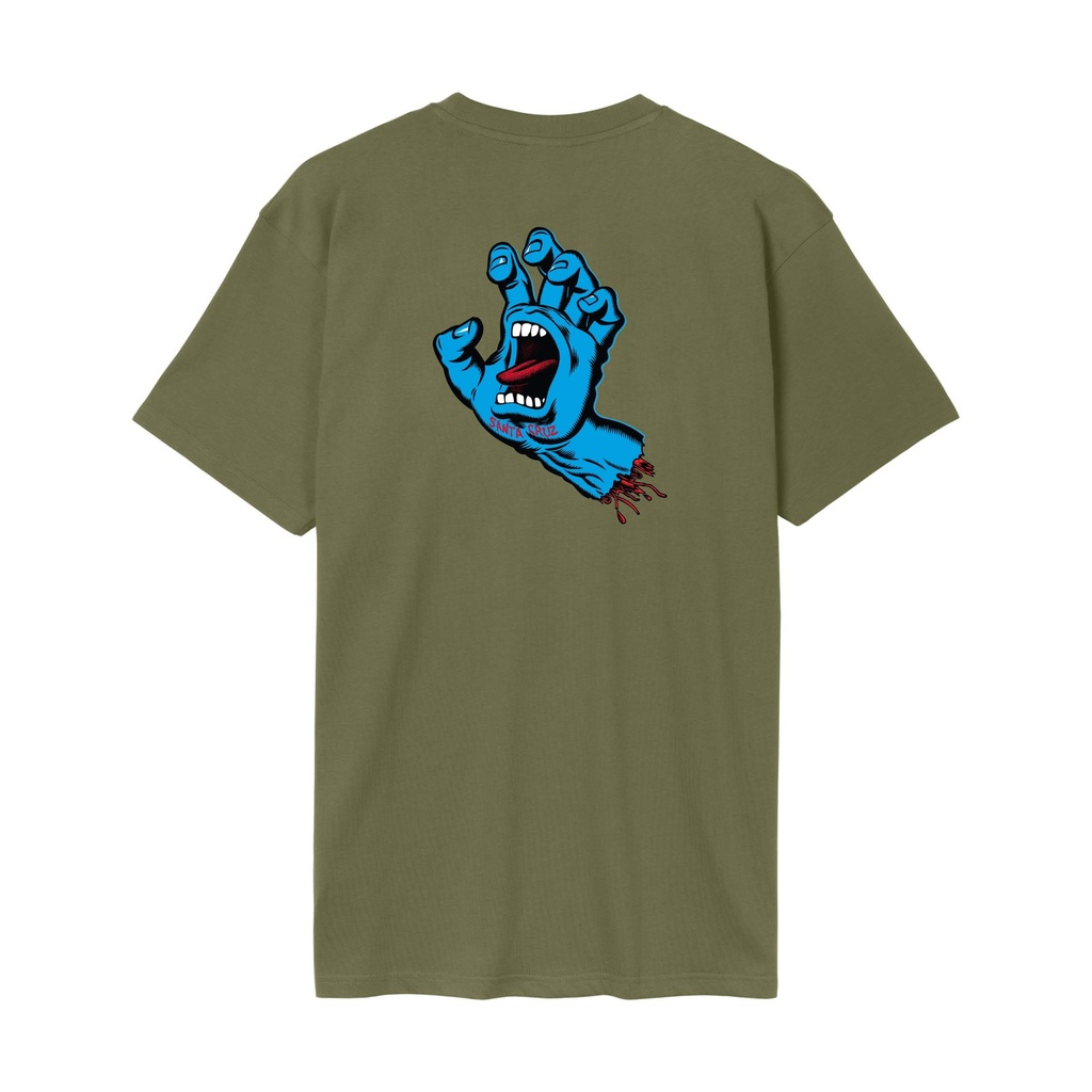 Screaming Hand Chest T-Shirt