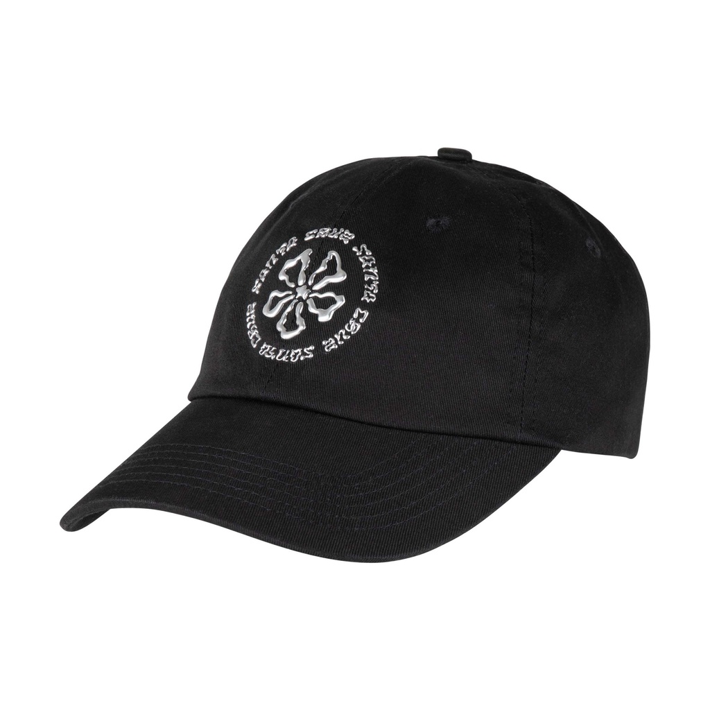 Chrome Ringed Flower Cap
