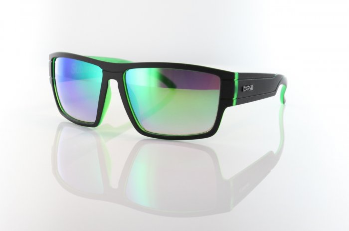 Sunglasses Sublime Matt Black/Green Revo