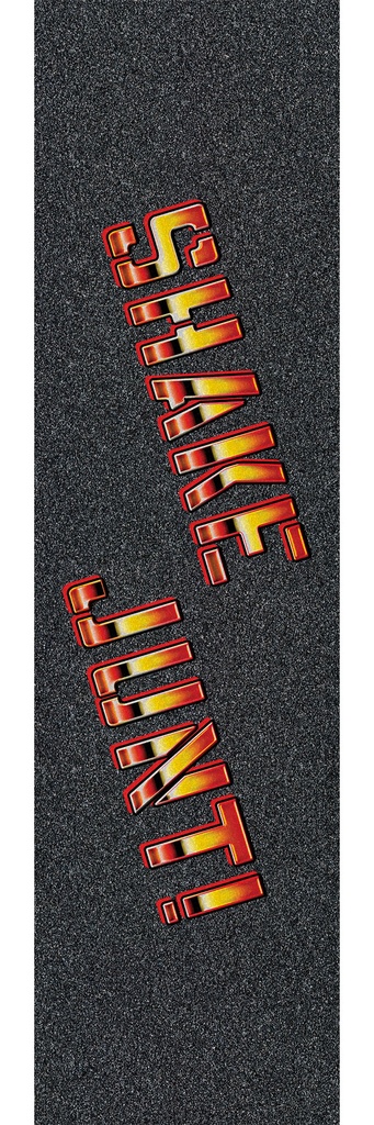 [88483974-167156] Shake Junt Big Spray Logo Red Chrome Grip Tape 9in x 33in Sheet Graphic Mob