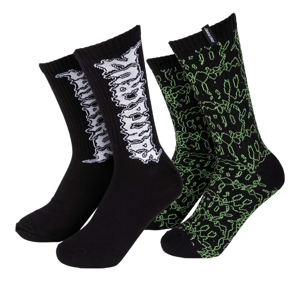 Punk Web Socks (2 Pack)