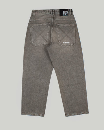 [01PA0385-22-32L32] X-Tra Baggy Dye Denim (Khaki, 32)