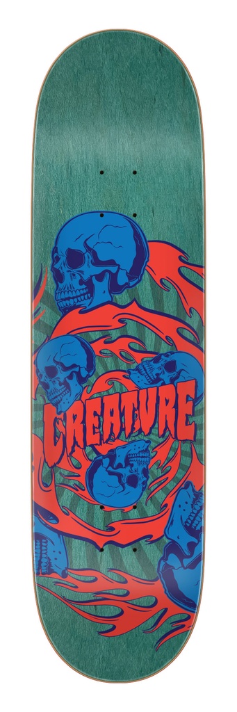 [11117679-167113] Spiral Skull 7 Ply Birch 8.53in X 32.19in Creature Decks