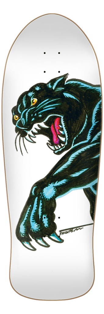 [11117676-167110] Natas Sketch Panther Reissue 10.54in X 30.14in Santa Cruz Decks