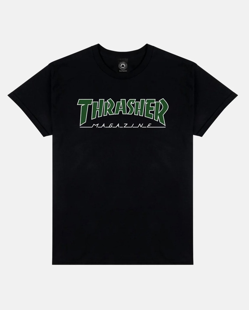 OUTLINED Tee BLK/GR