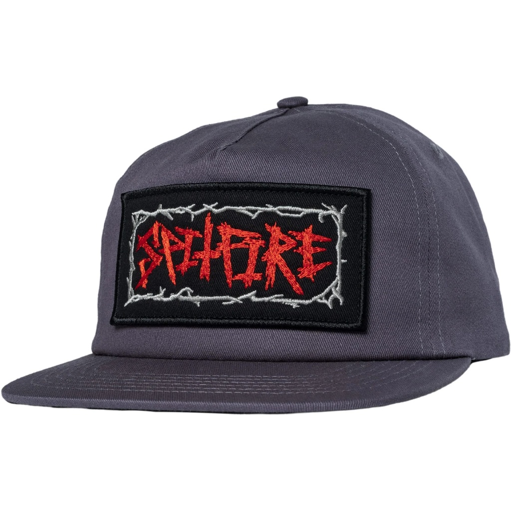 CAP SF GAS MASK SCRIPT SNAPBACK CHA