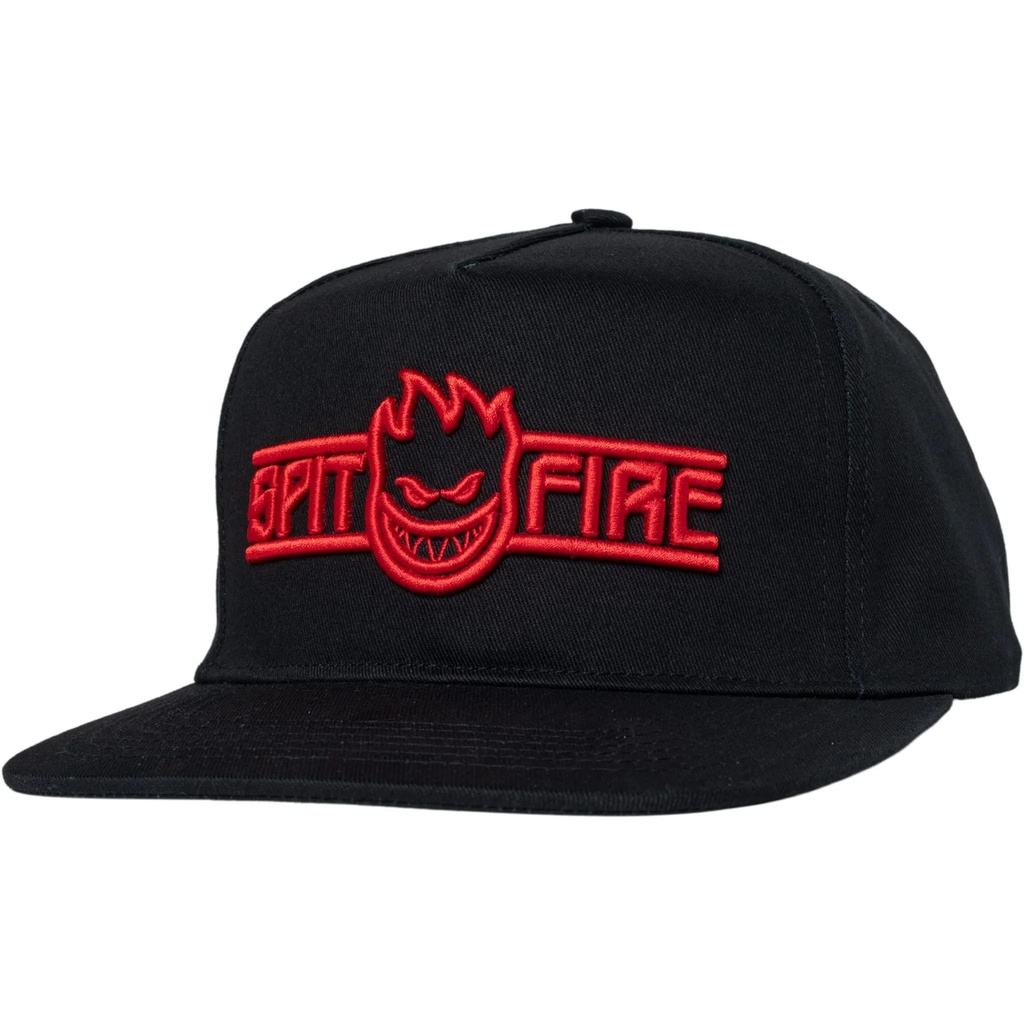 CAP SF LTB ARCH BIGHEAD SCRIPT SNAPBACK BLK